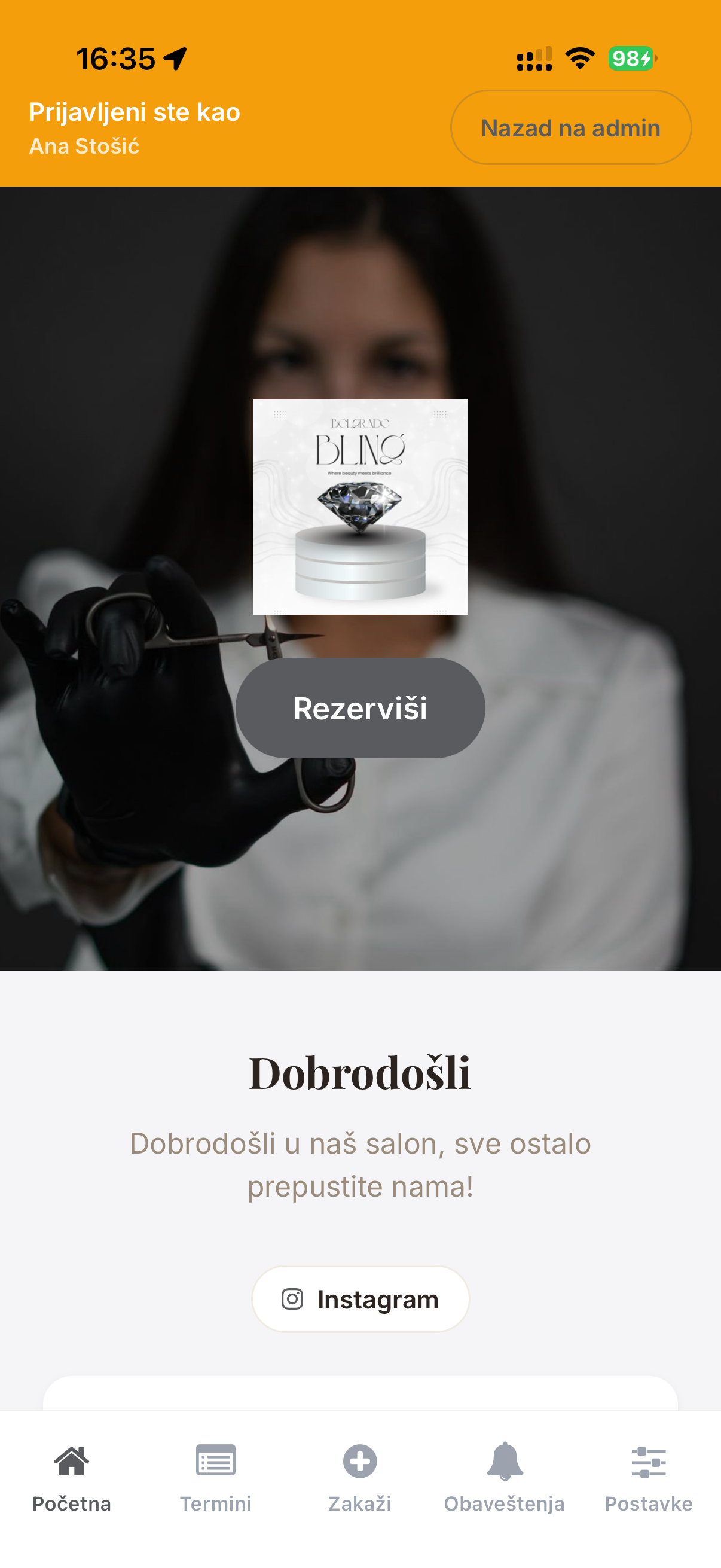 Belgrade Bling app