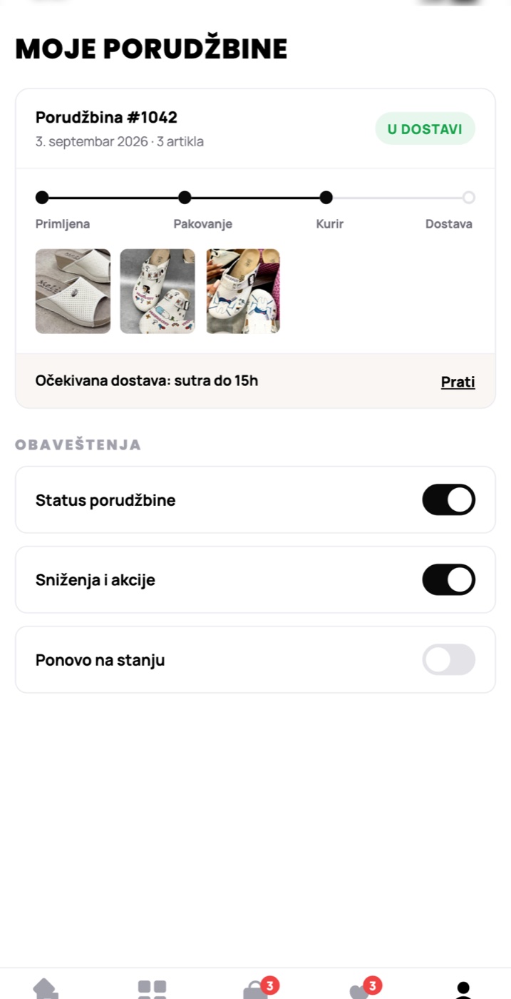 Order tracking