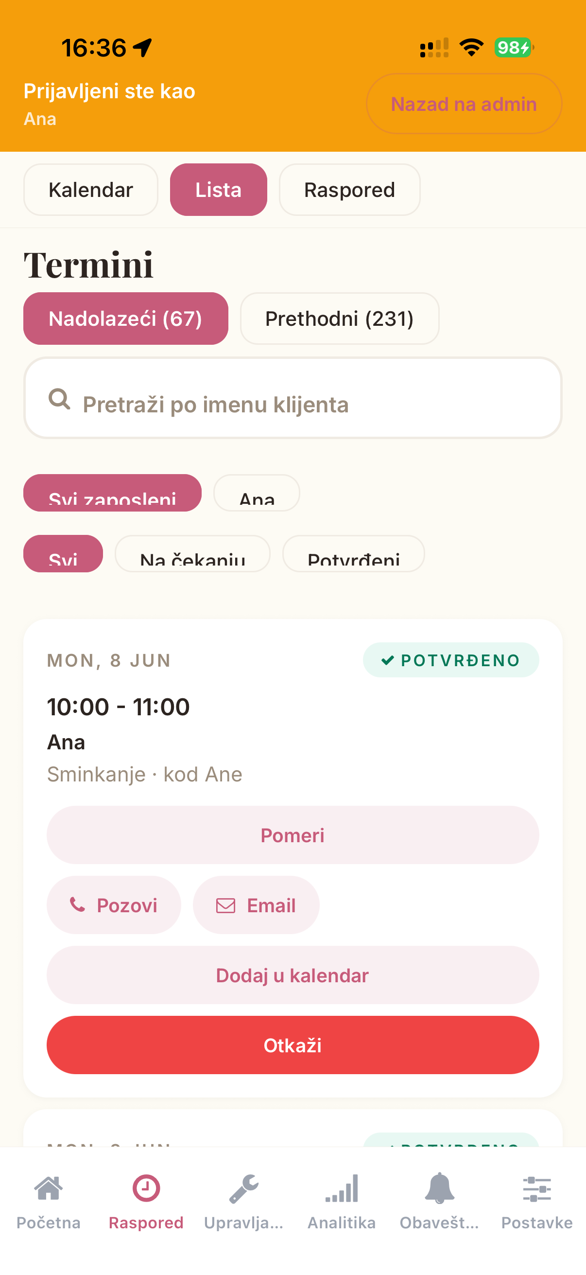 Appointments
