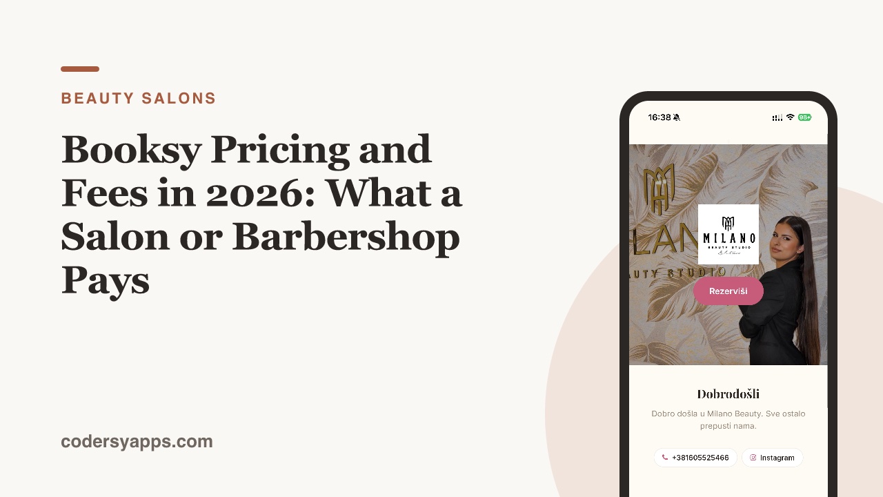 Booksy Pricing and Fees in 2026: What a Salon or Barbershop Pays